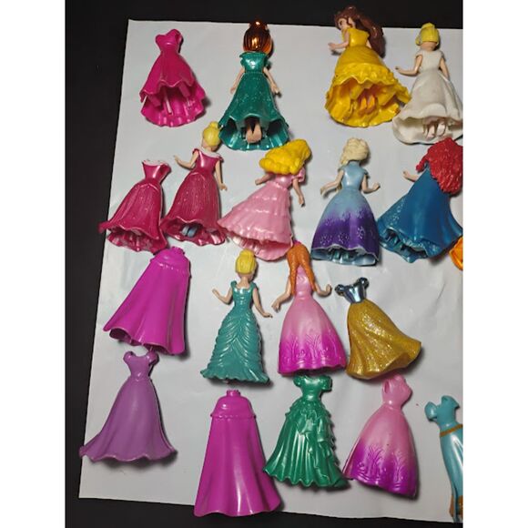 Disney Princess Magiclip Figure Lot 19 Figures Accessories & More - Picture 9 of 10